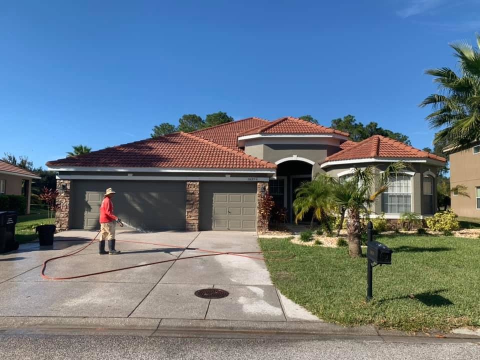 Driveway cleaning