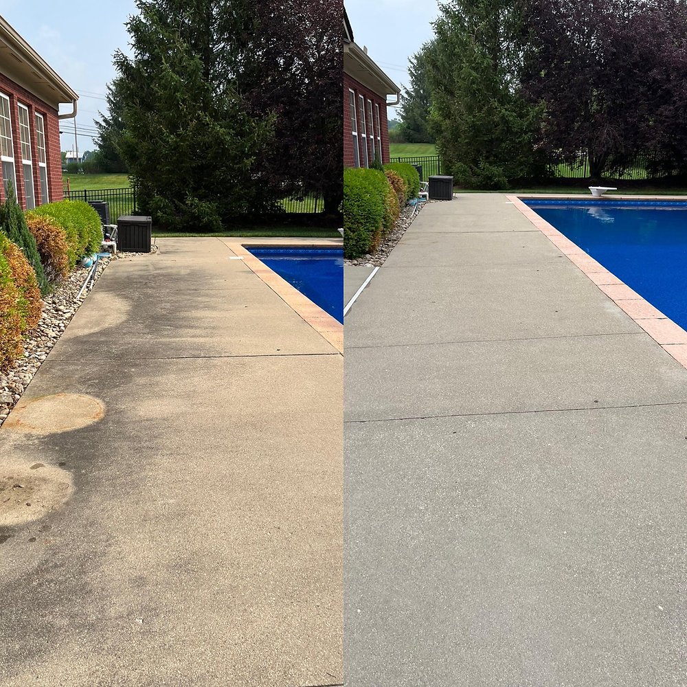 Prestige Pressure Wash Before After